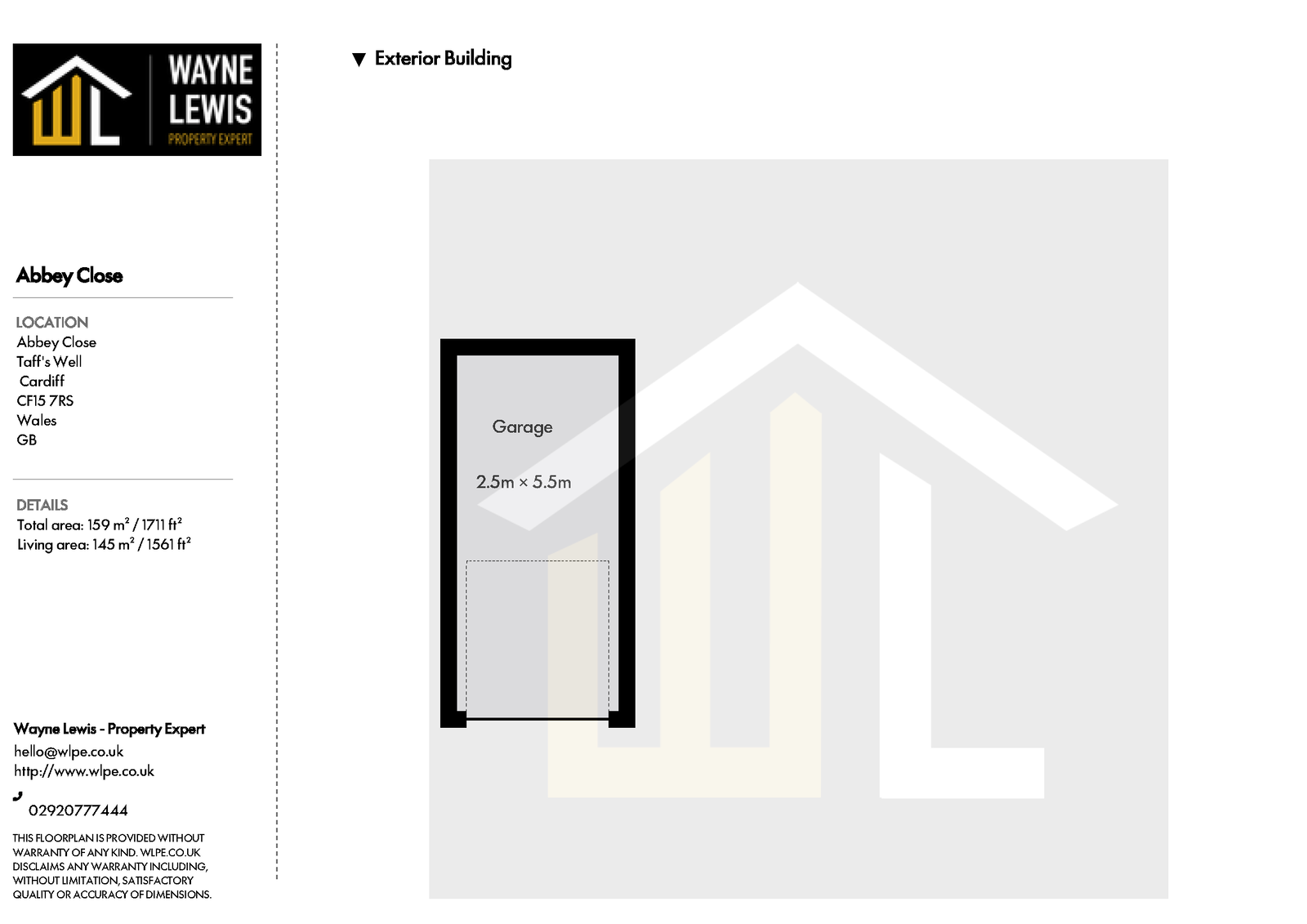 7, Abbey Close, Cardiff floorplan