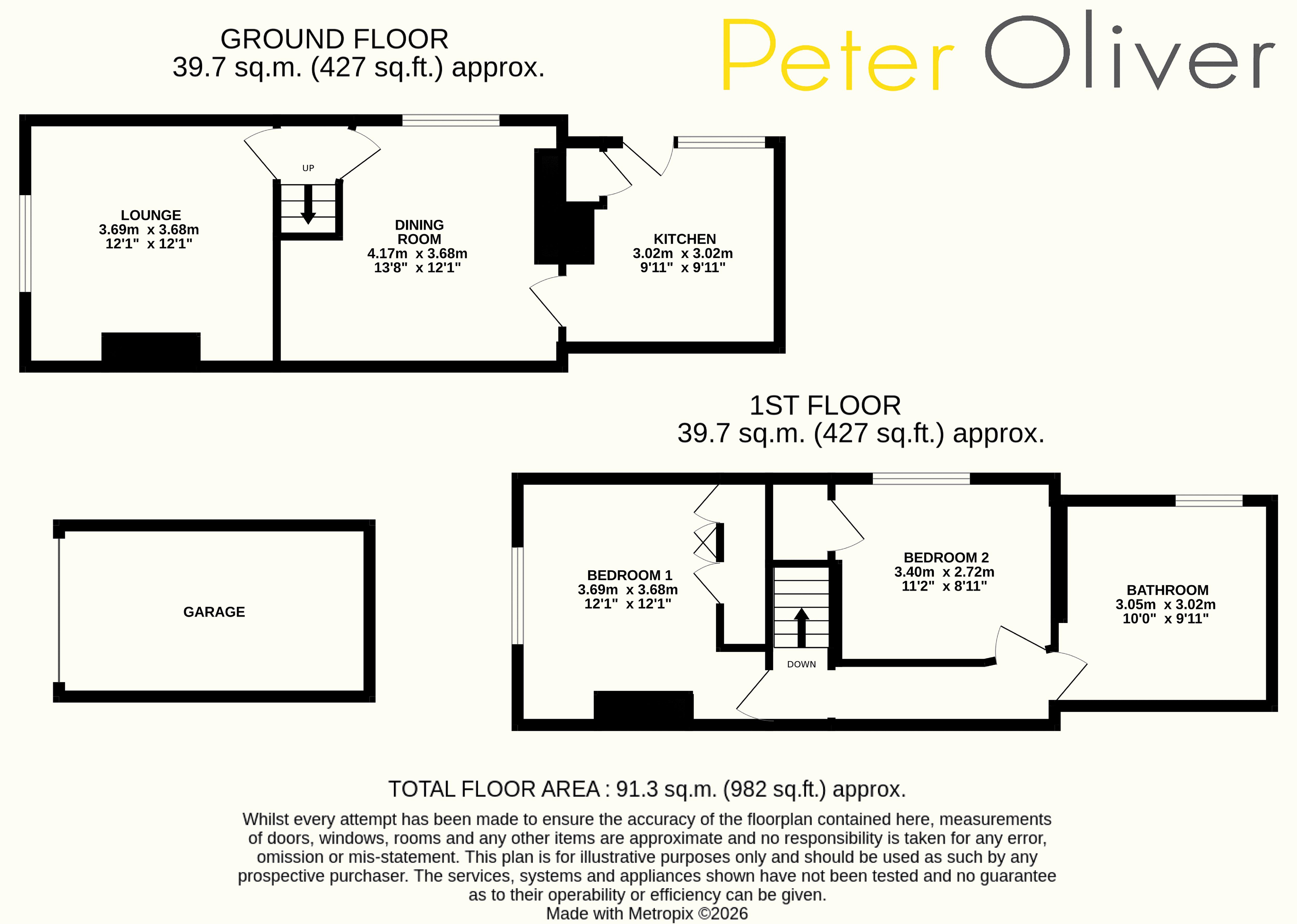 1 Victoria Cottages, Victoria Road, Crowborough floorplan