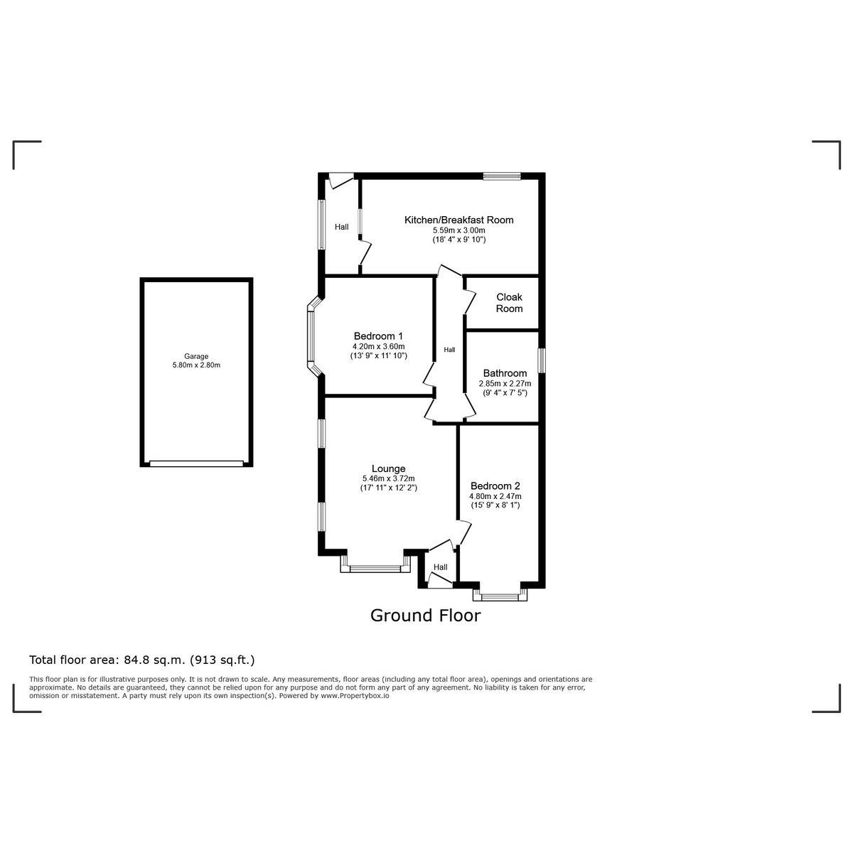 Bryn Fynnon, Bwlch, Anglesey floorplan