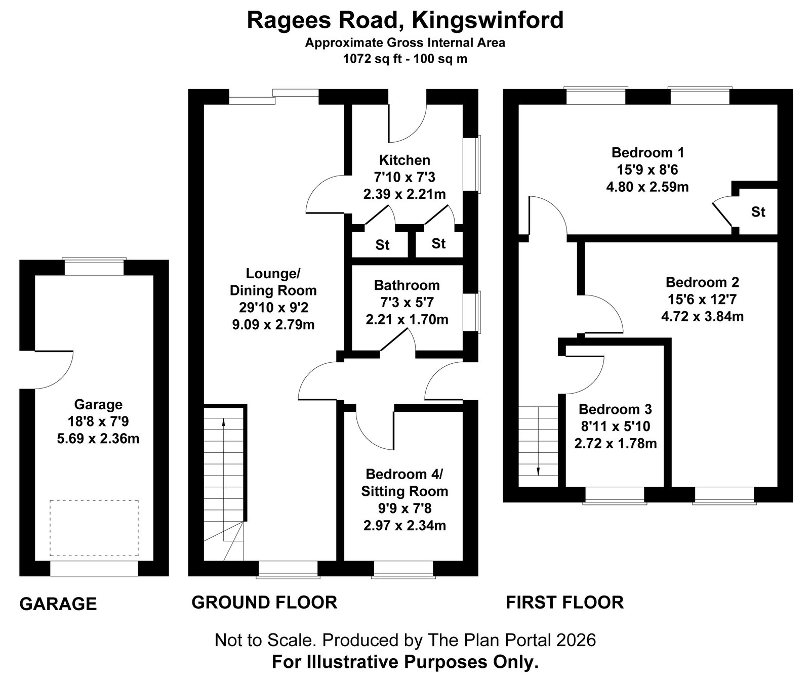 22, Ragees Road, Kingswinford floorplan