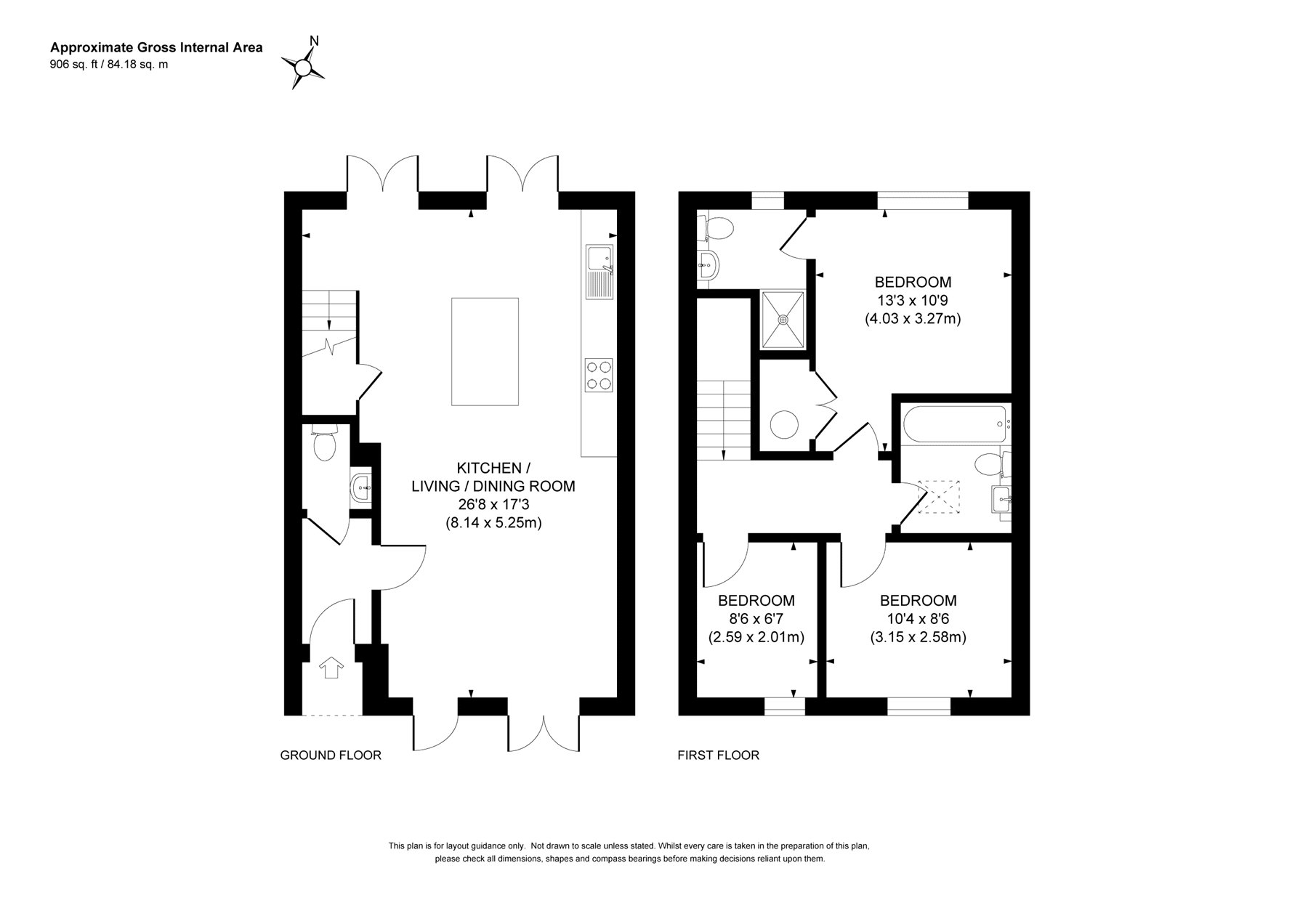 Unit 3 Alice Ruston Place,, Woking, Surrey floorplan