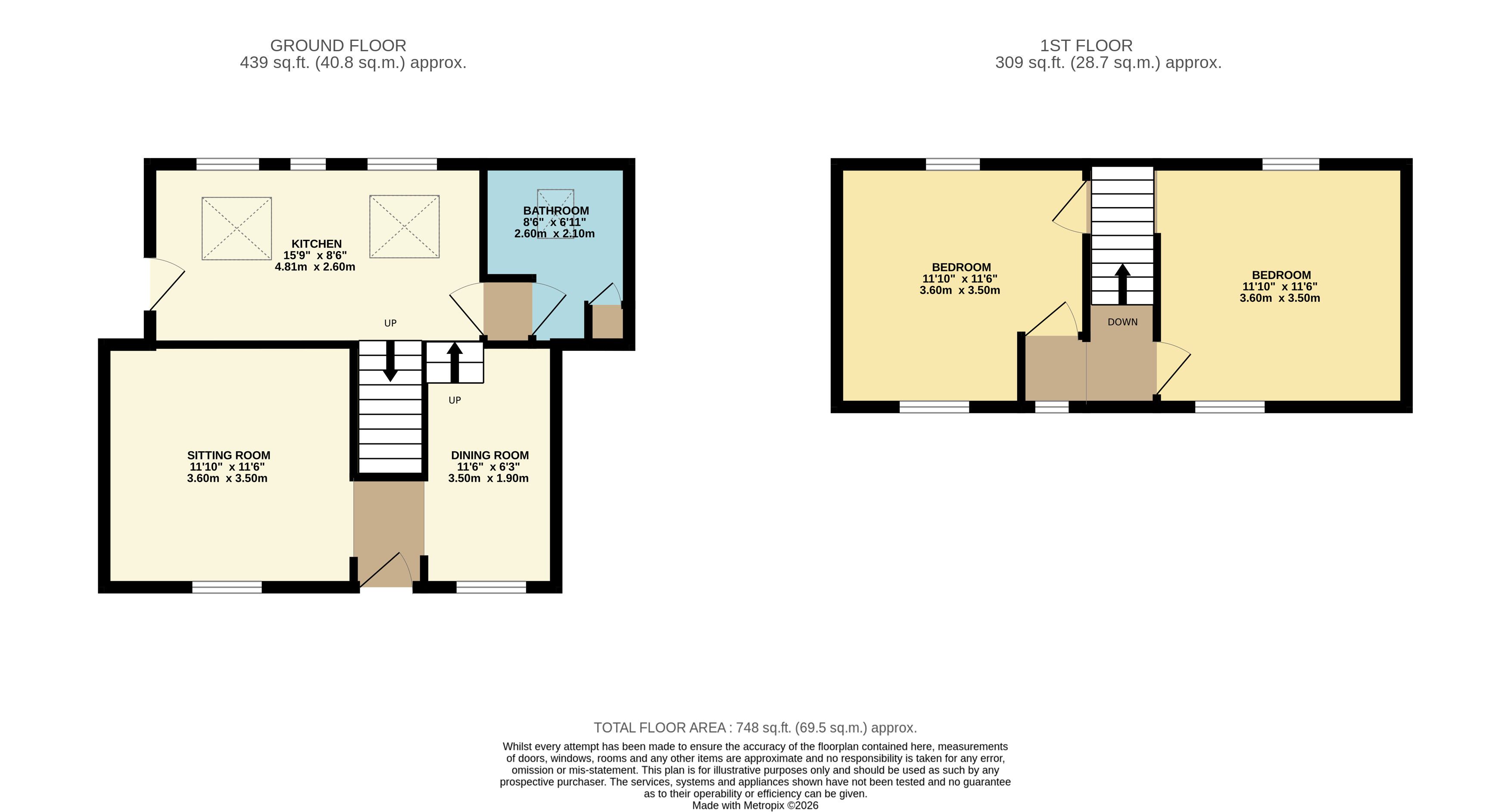 The Cottage, Hallmoor Road, Darley Dale floorplan