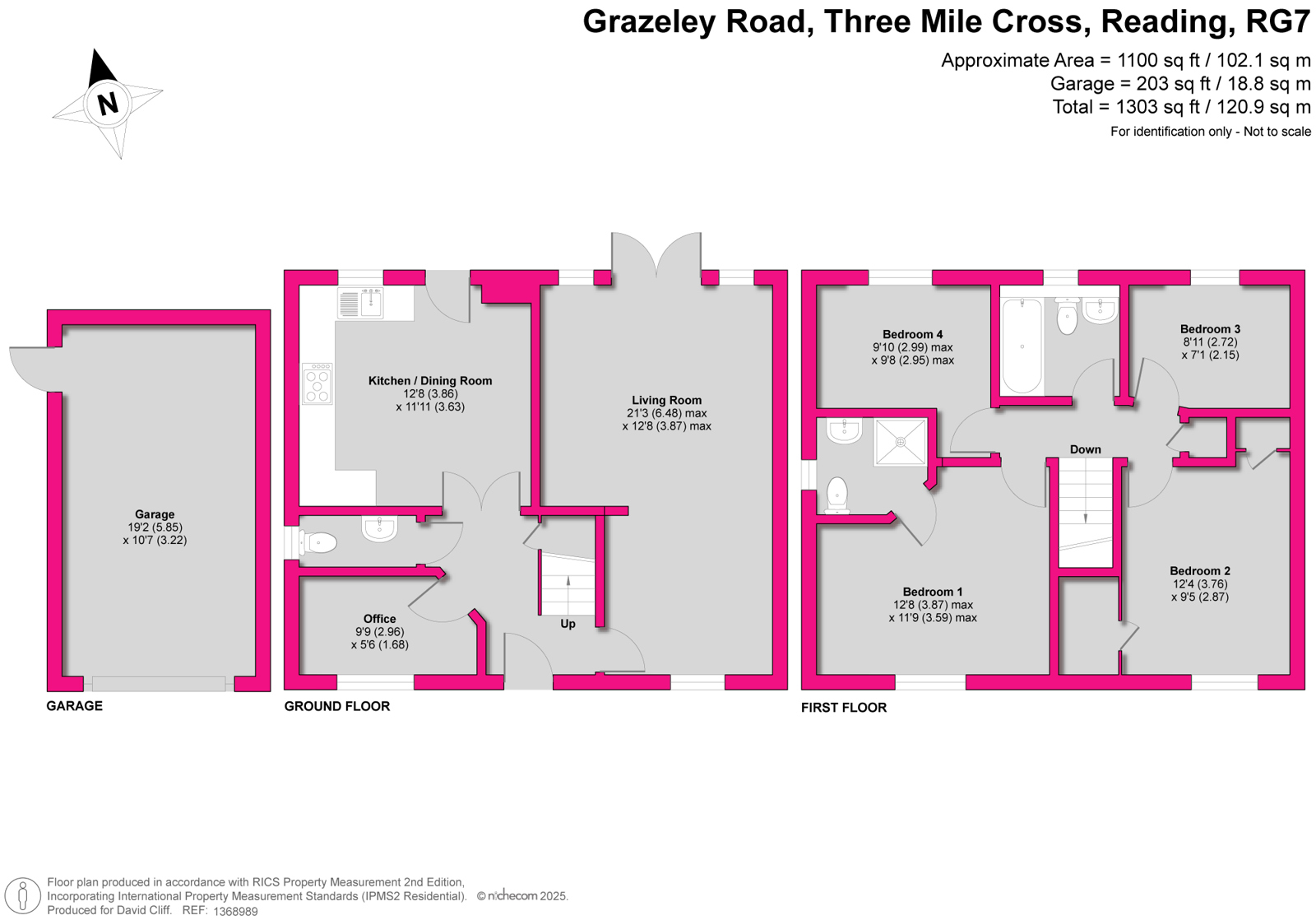 61, Grazeley Road, Reading floorplan