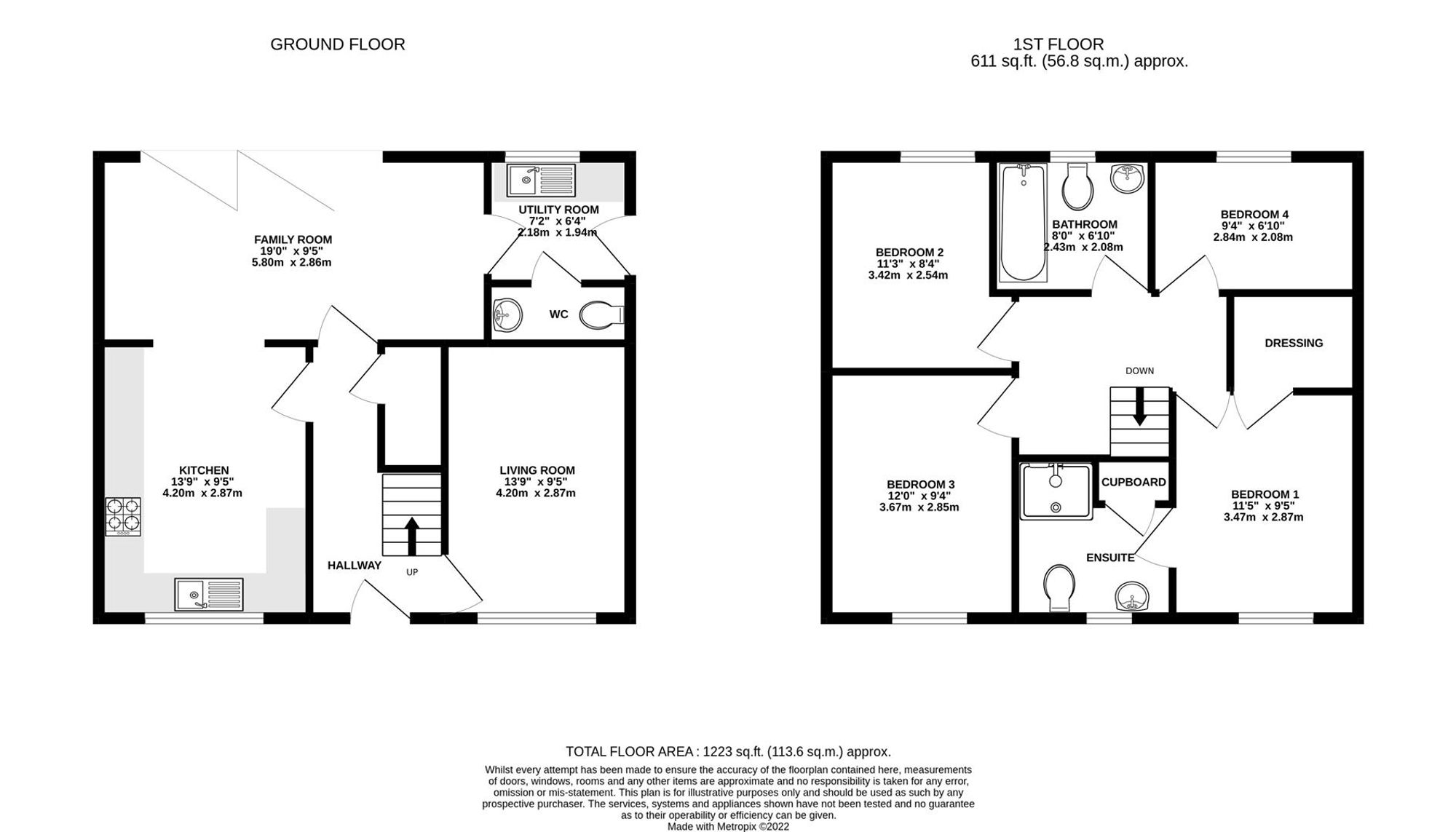 Plot 124 Hawthorne Meadows, Chesterfield floorplan