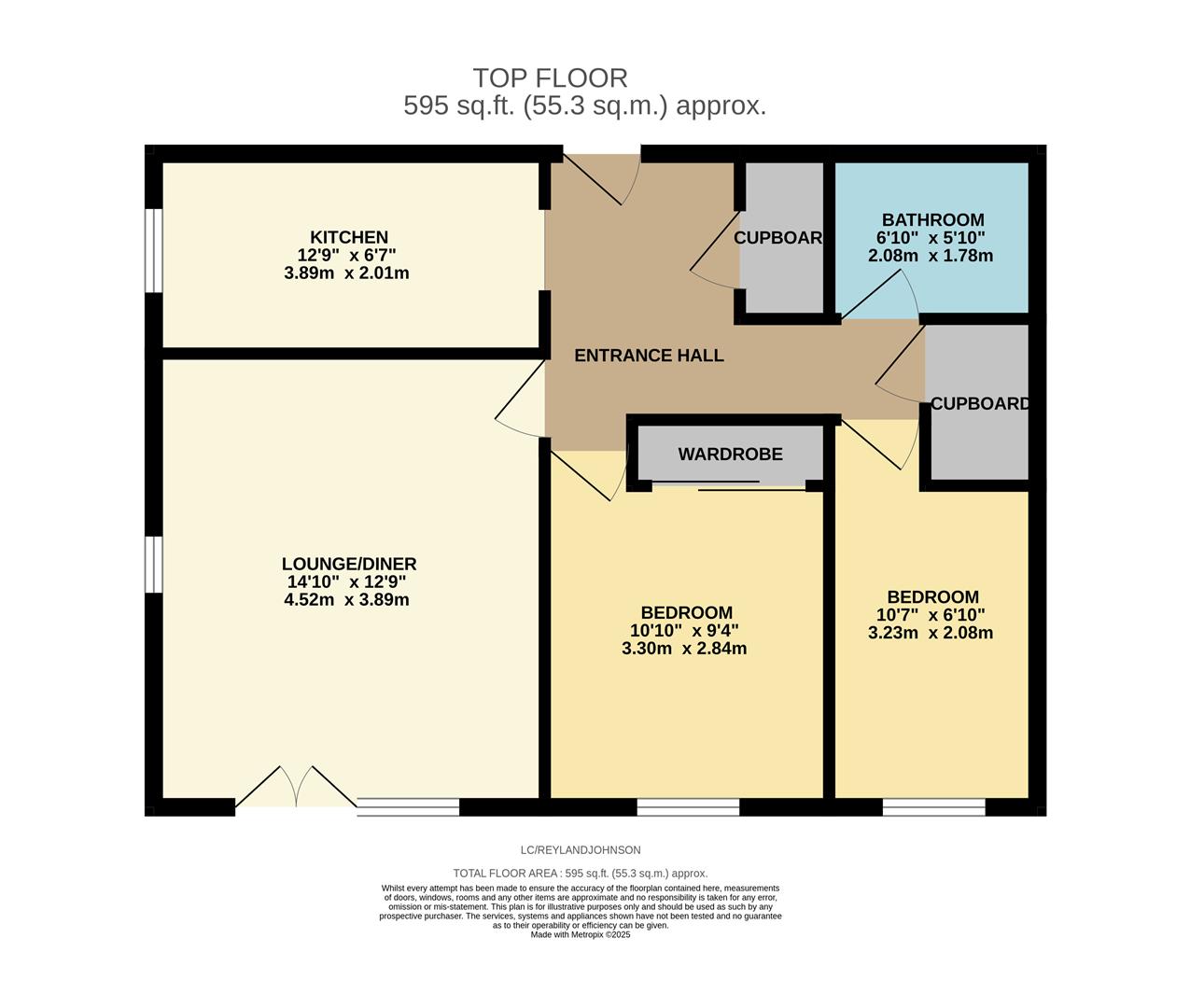 108, Little Cattins, Harlow floorplan