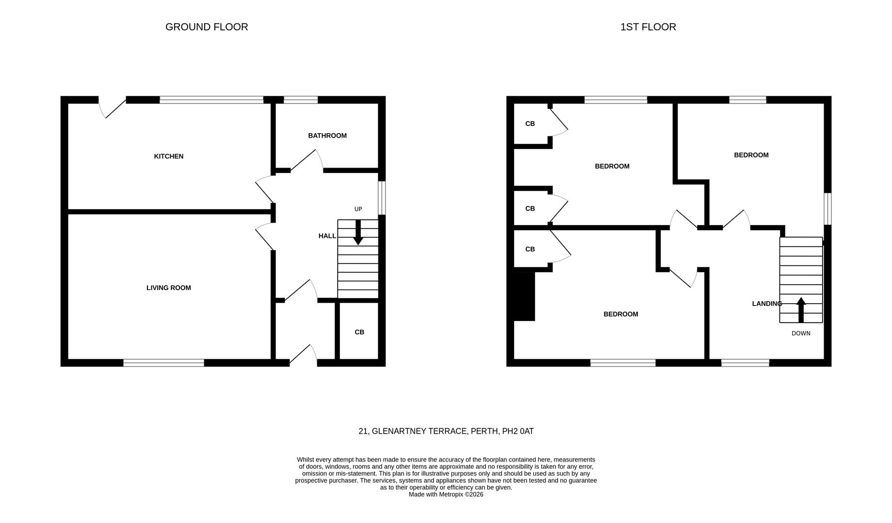 Glenartney Terrace, Perth floorplan