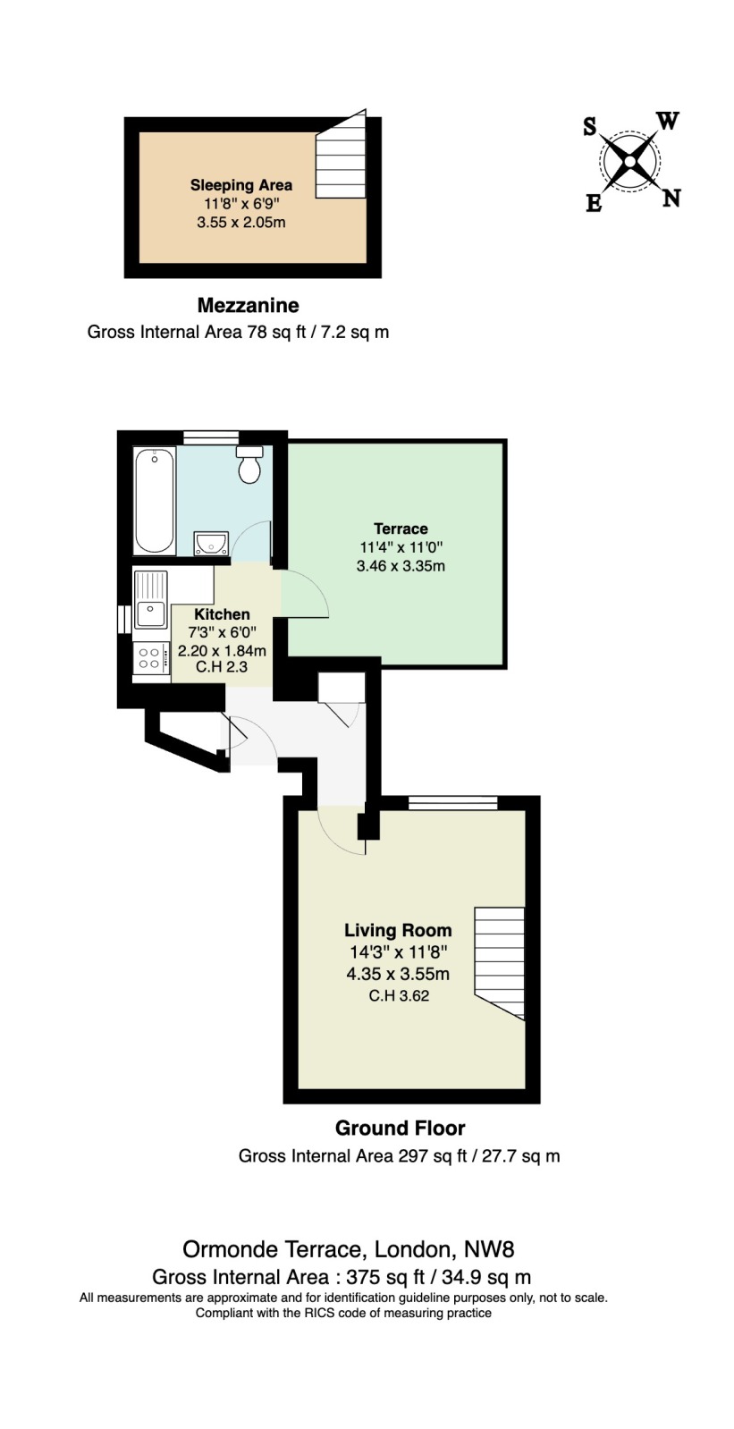 56, Ormonde Terrace, London floorplan