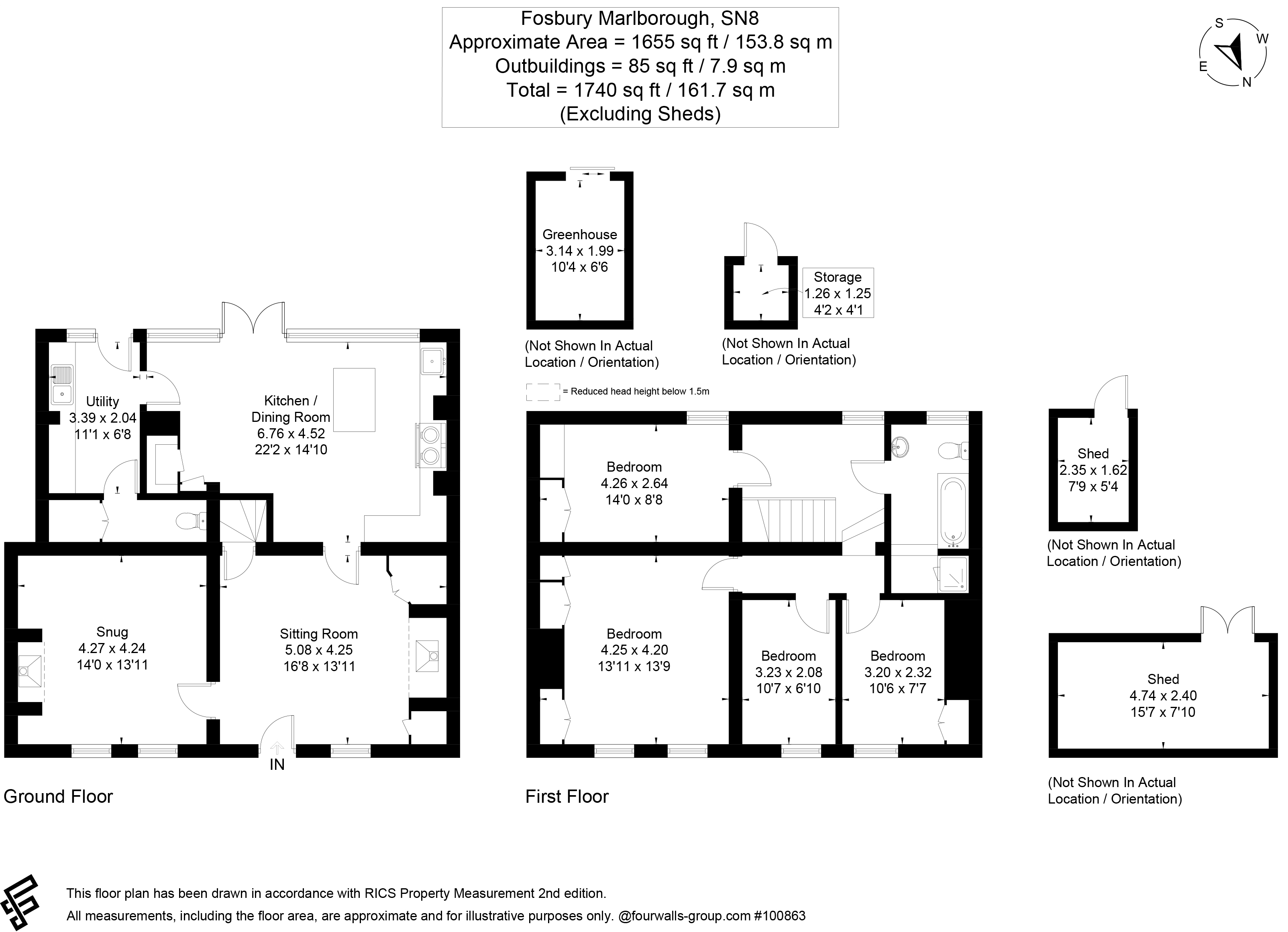 Clematis Cottage, 52, Fosbury, Wiltshire floorplan
