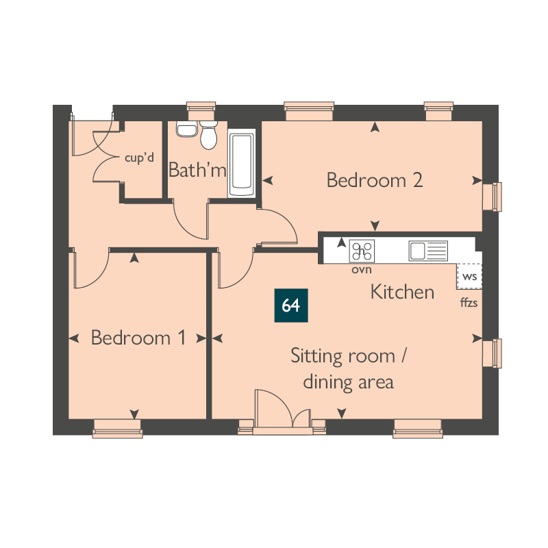 Old Ham Lane, Maidstone floorplan