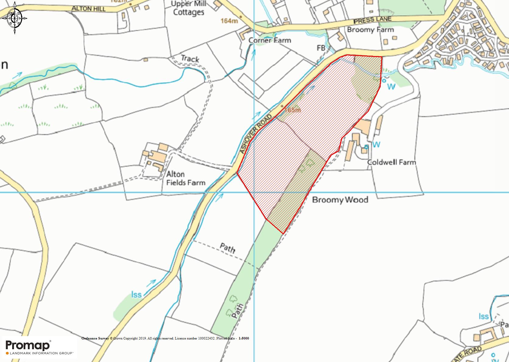 0 Bedrooms Land for sale in Land Off Ashover Road, Alton, Chesterfield S42