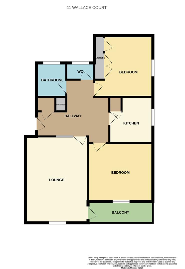 11 Wallace Court, Wallace Avenue, Worthing floorplan