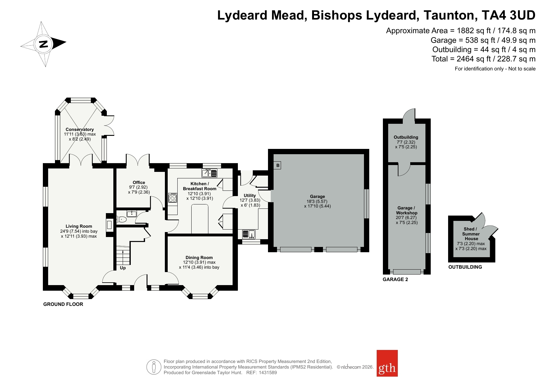 Cothelstone,, Lydeard Mead, Taunton floorplan