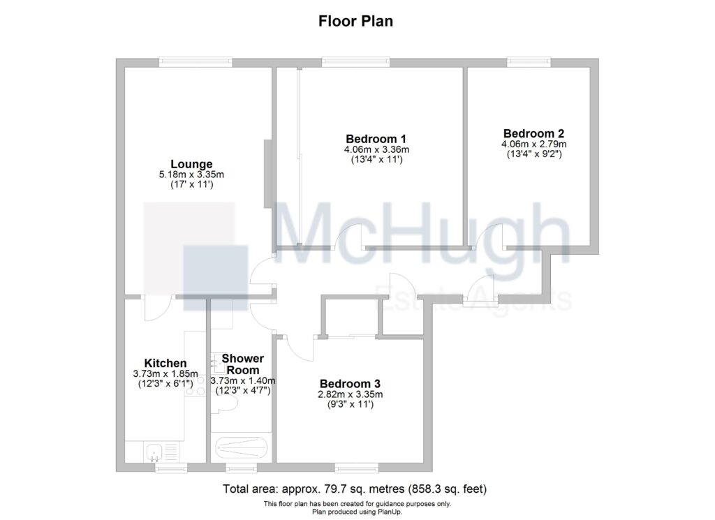 4H, Langside Street, Clydebank floorplan