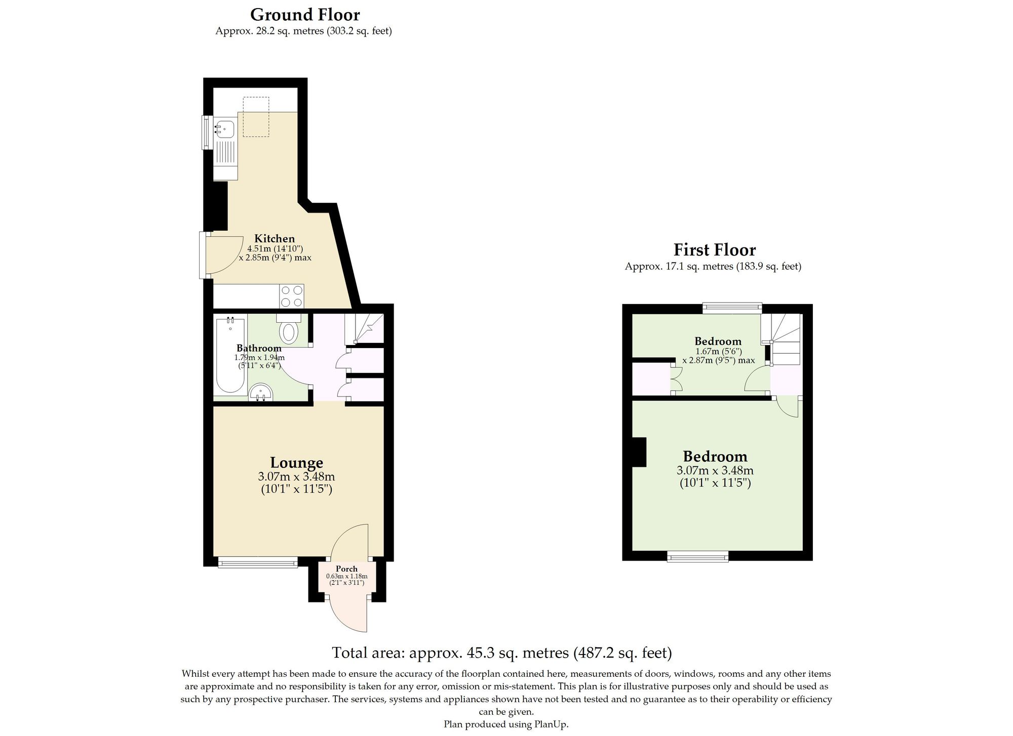 125 Beach Road, Great Yarmouth floorplan