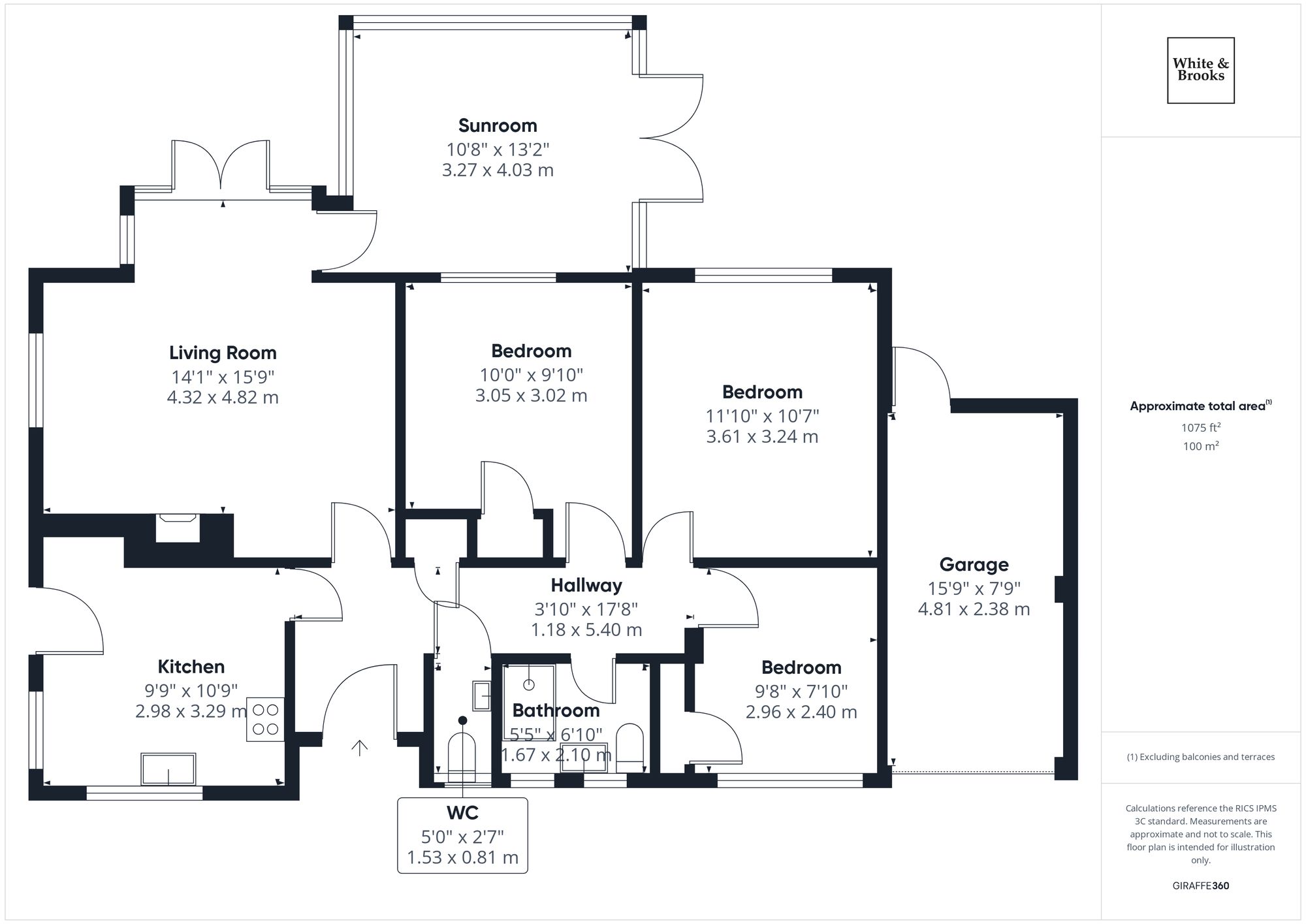 9 Highland Road, Chichester floorplan