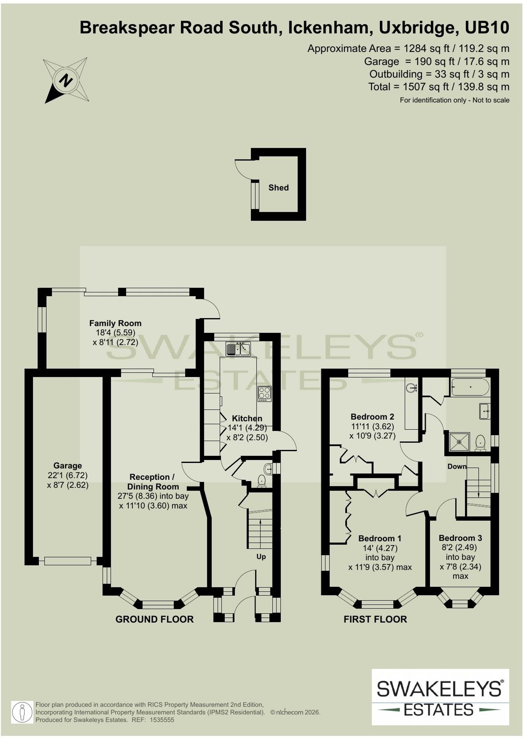 114 Breakspear Road South, Uxbridge floorplan