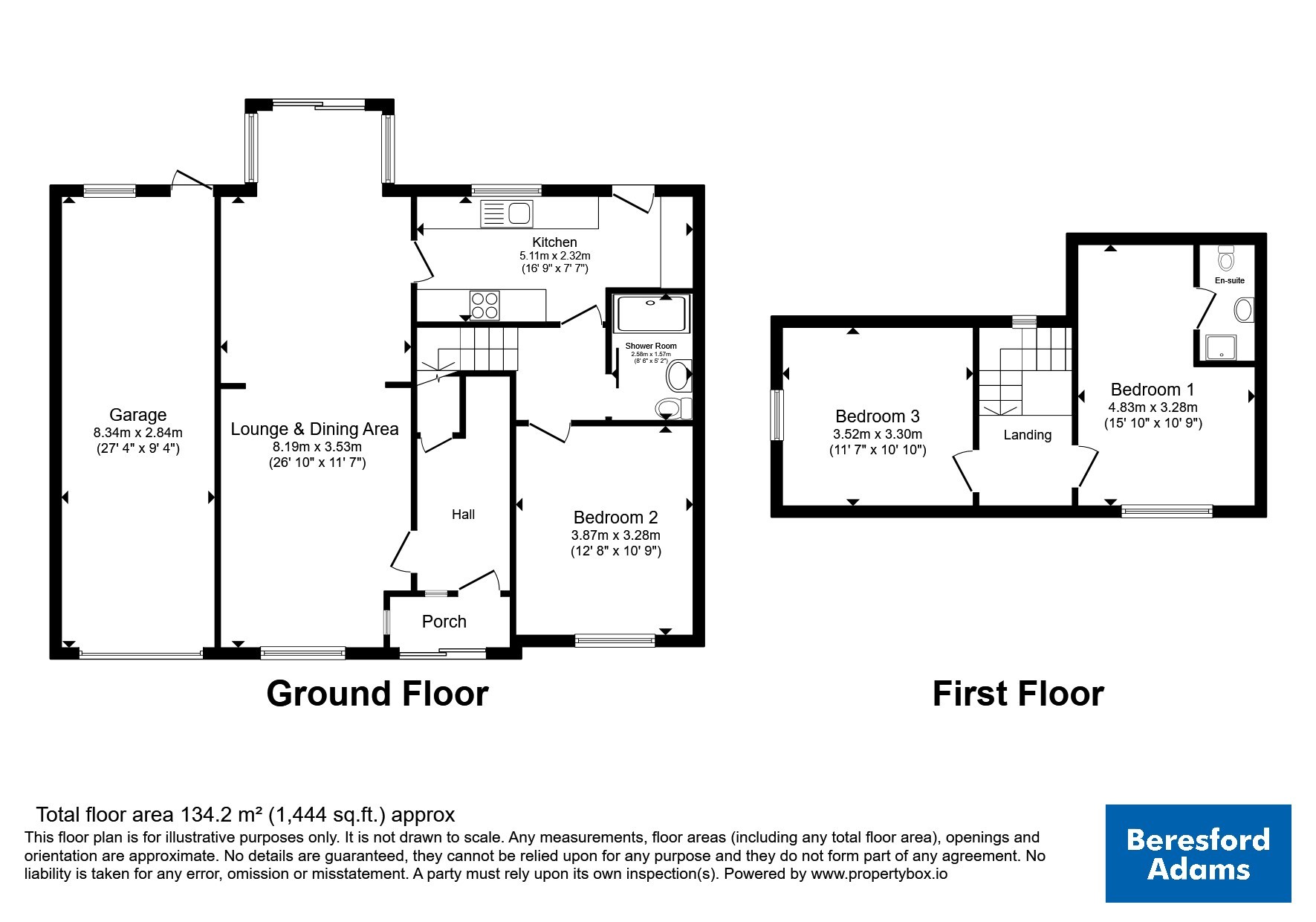 22, Rochester Way, Colwyn Bay floorplan