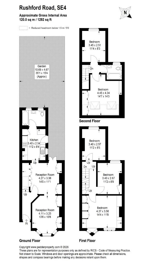26, Rushford Road, London floorplan