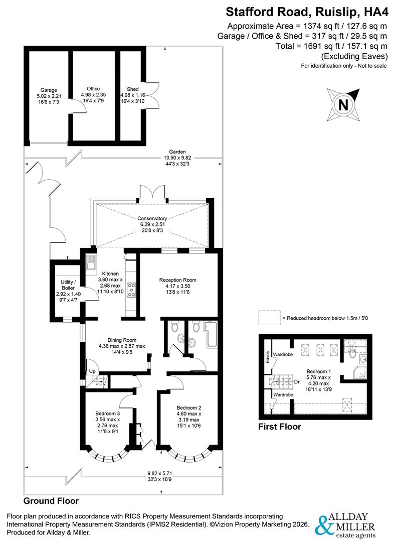 Stafford Road, Ruislip floorplan