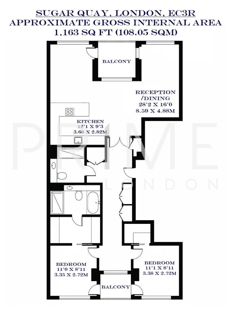 Sugar Quay, Tower Hill floorplan