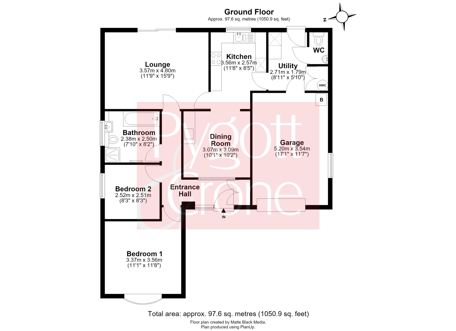 Valinor, Back Lane, Boston floorplan