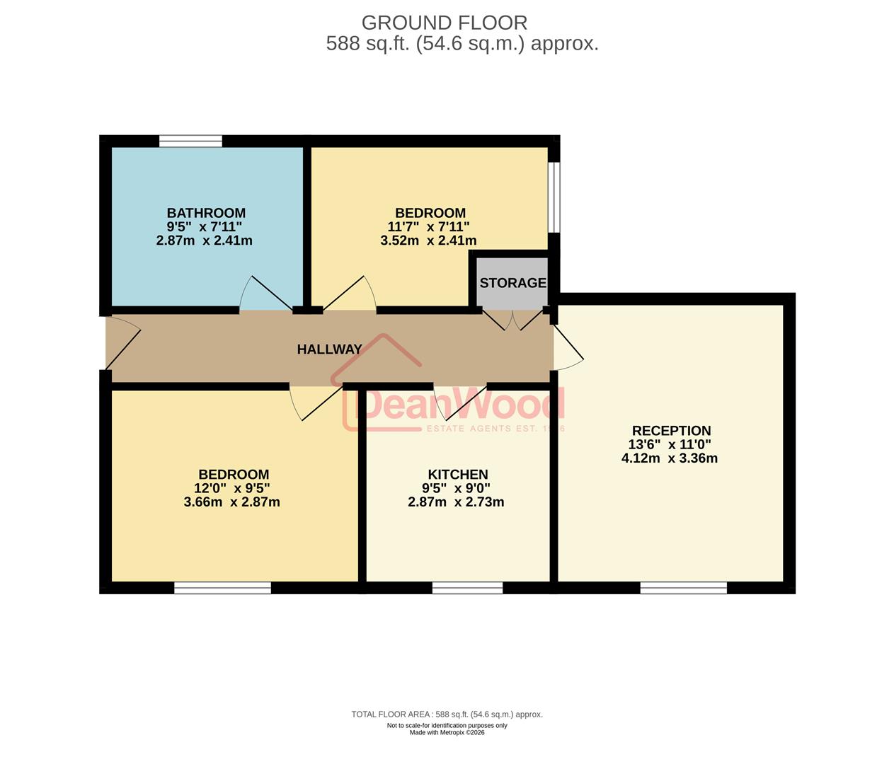 Flat 7, Cooil Fastee, Stevenson Way Douglas floorplan