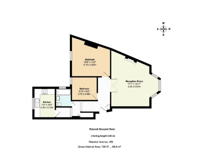Warwick Avenue, London floorplan