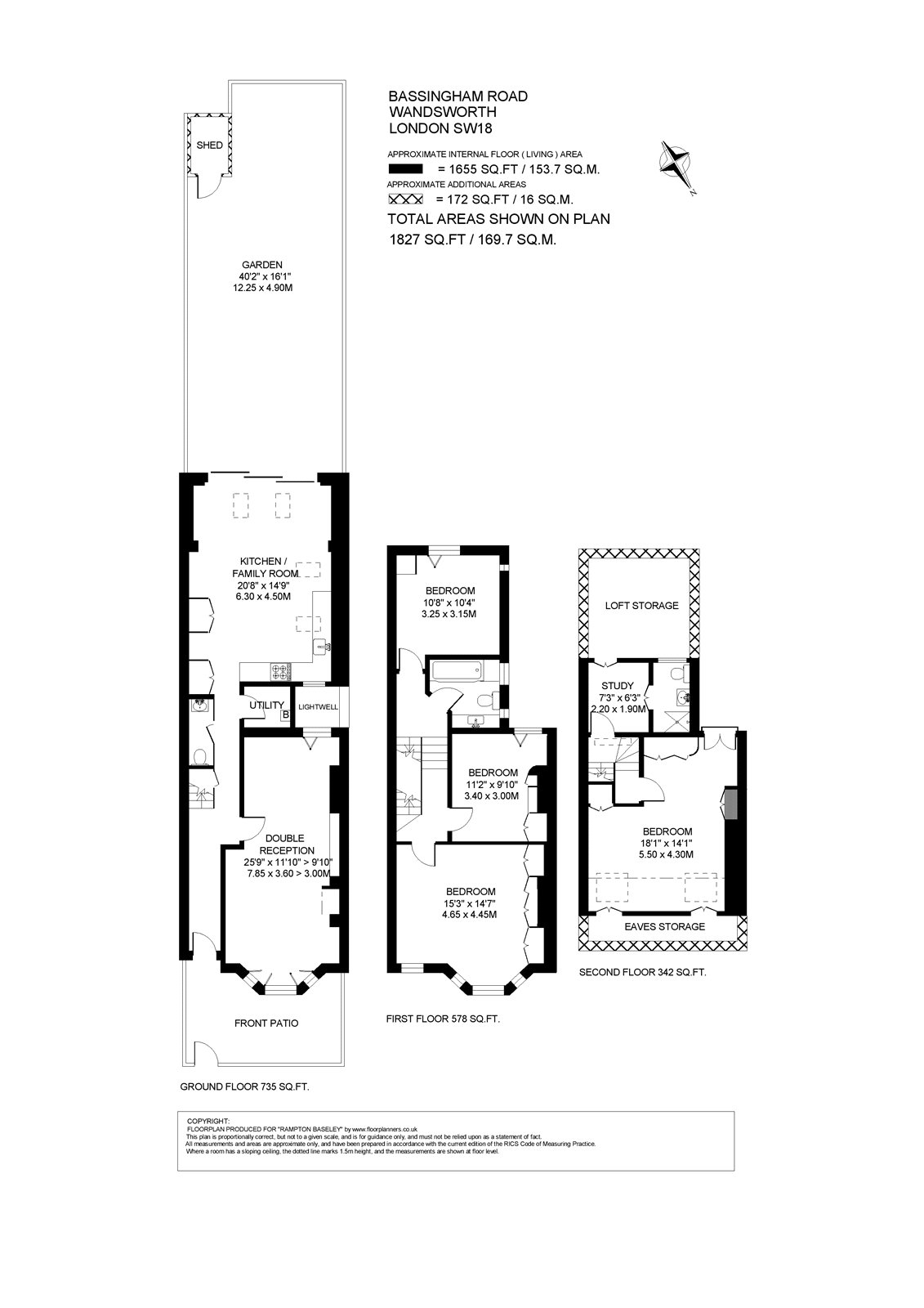17, Bassingham Road, London floorplan