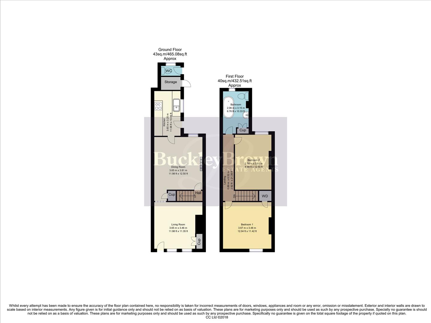 6, Jennison Street, Mansfield floorplan