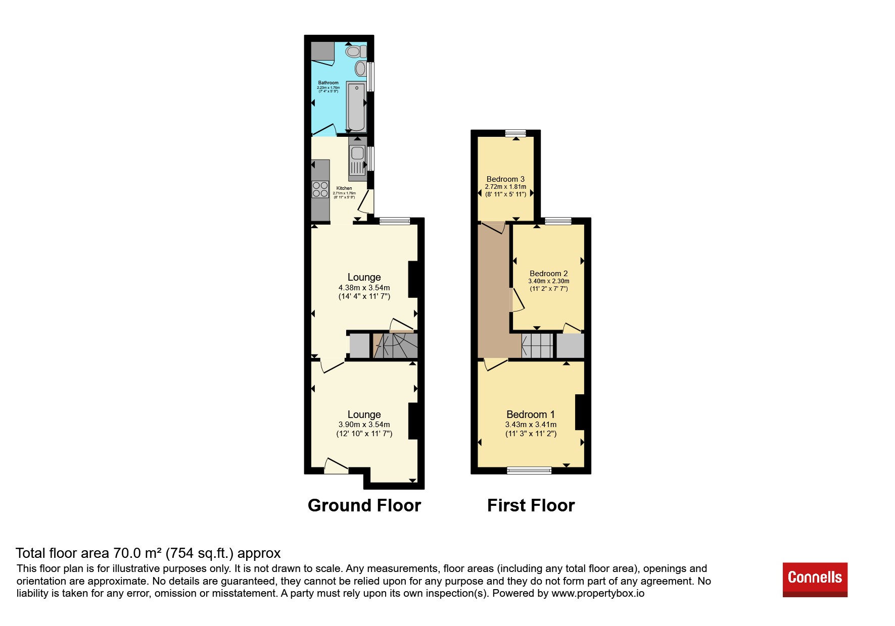 79, Yew Tree Road, Birmingham floorplan