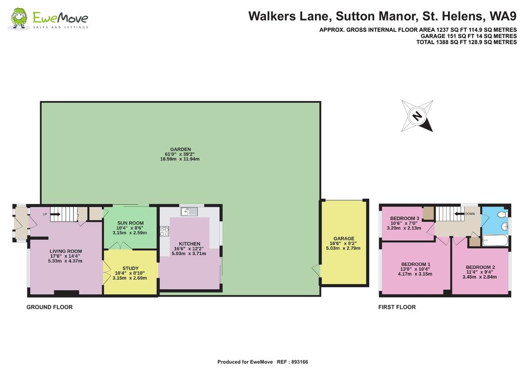 Walkers Lane, Sutton Manor, St. Helens WA9, 3 bedroom semidetached
