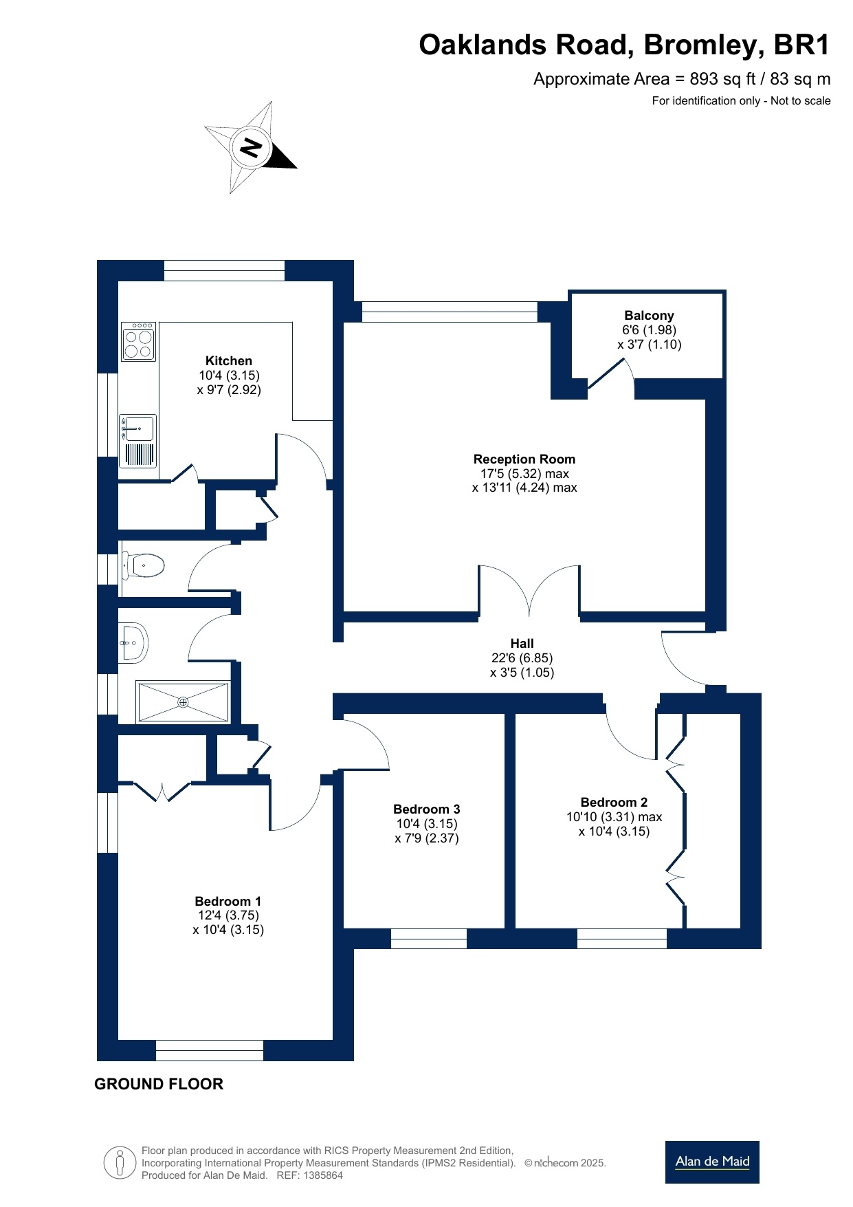 Oaklands Road, Bromley floorplan