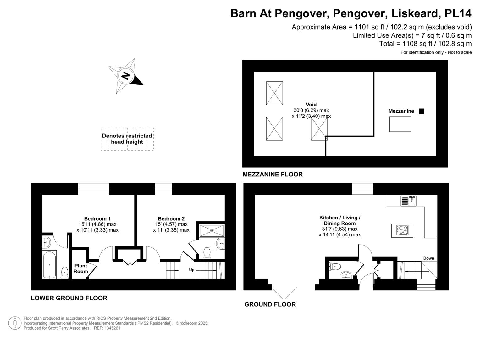 Siskins, Liskeard floorplan