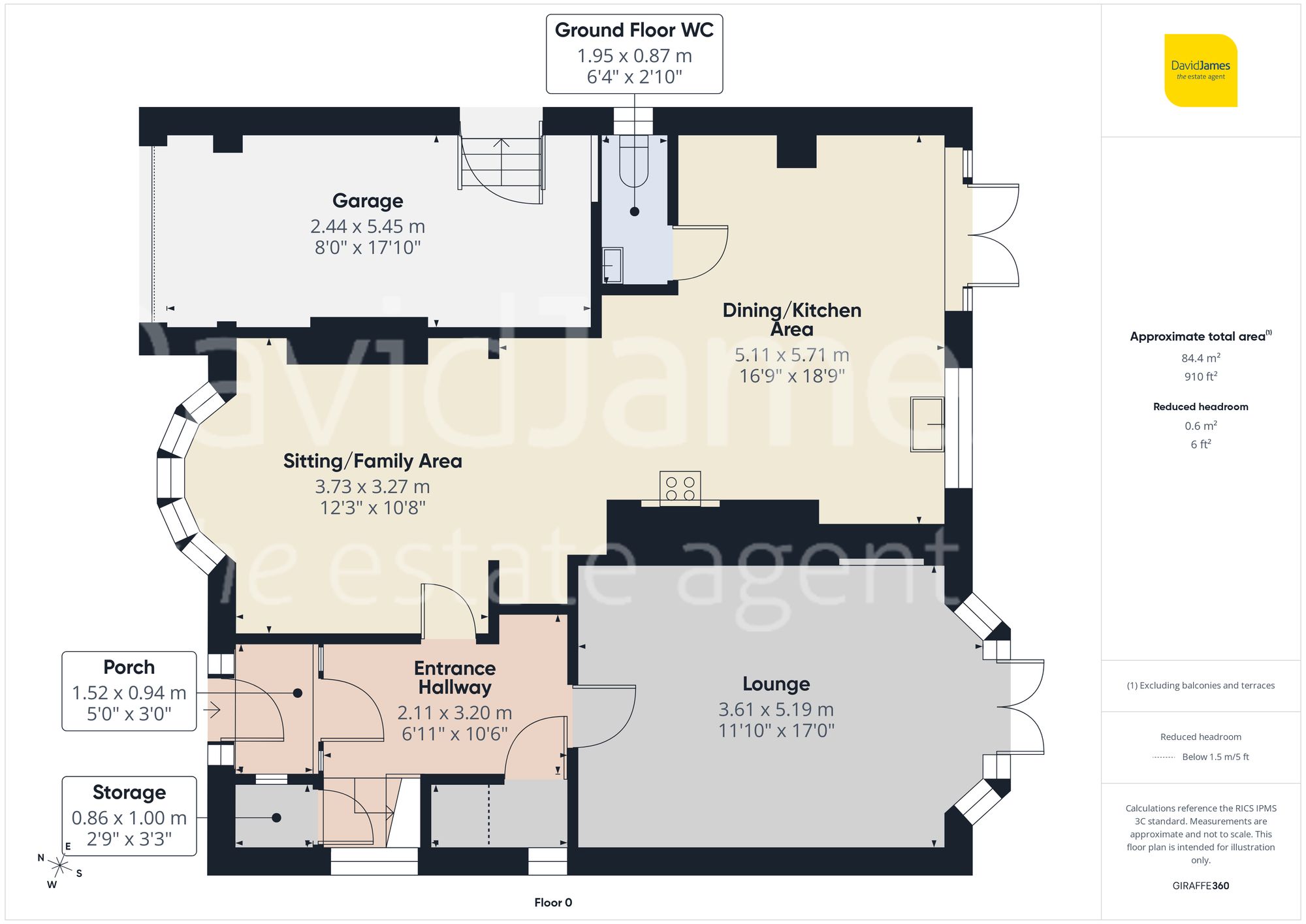 4 Patterdale Road, Nottingham floorplan