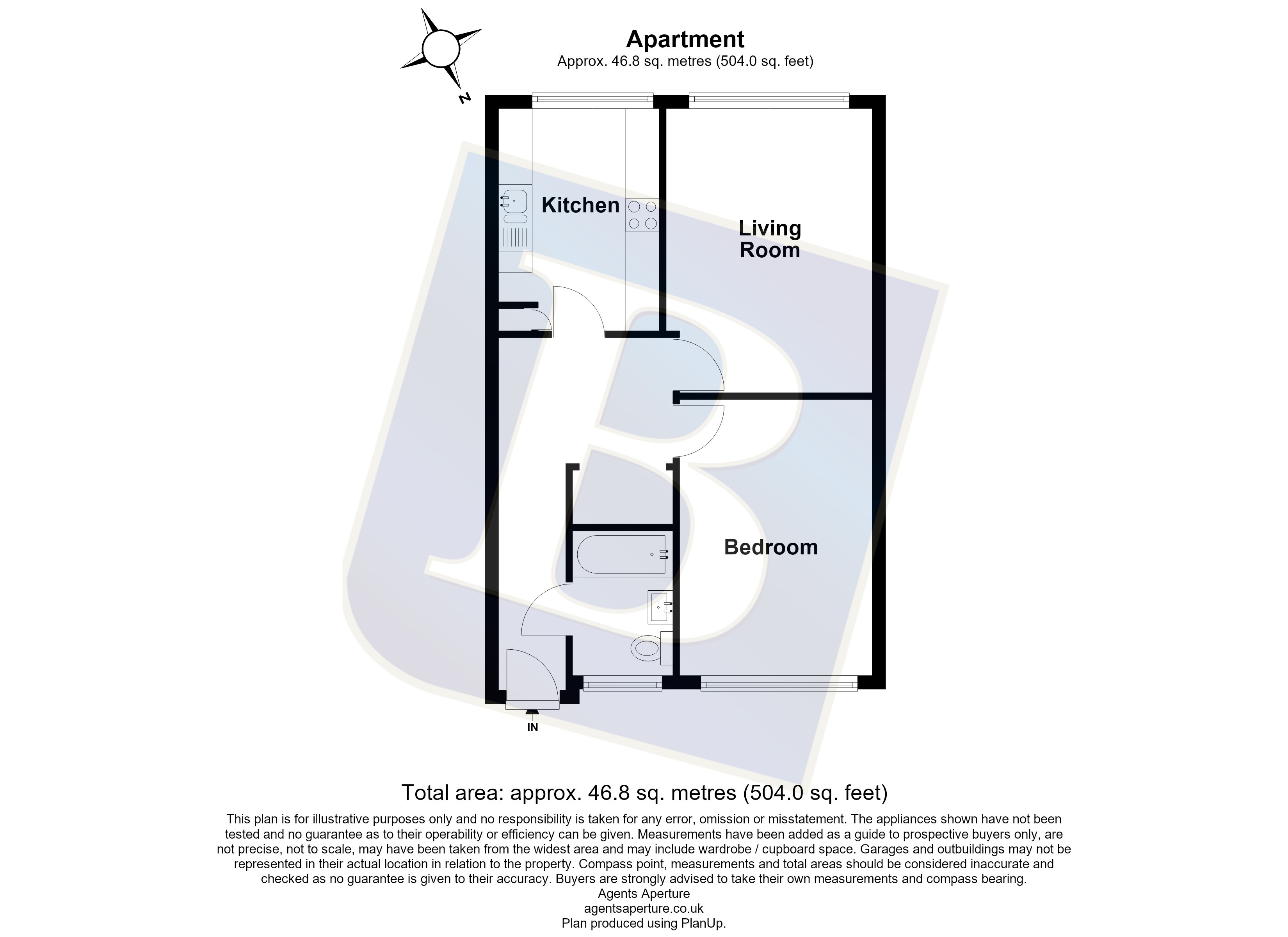 Flat 20,, Neale Court, Hornchurch floorplan