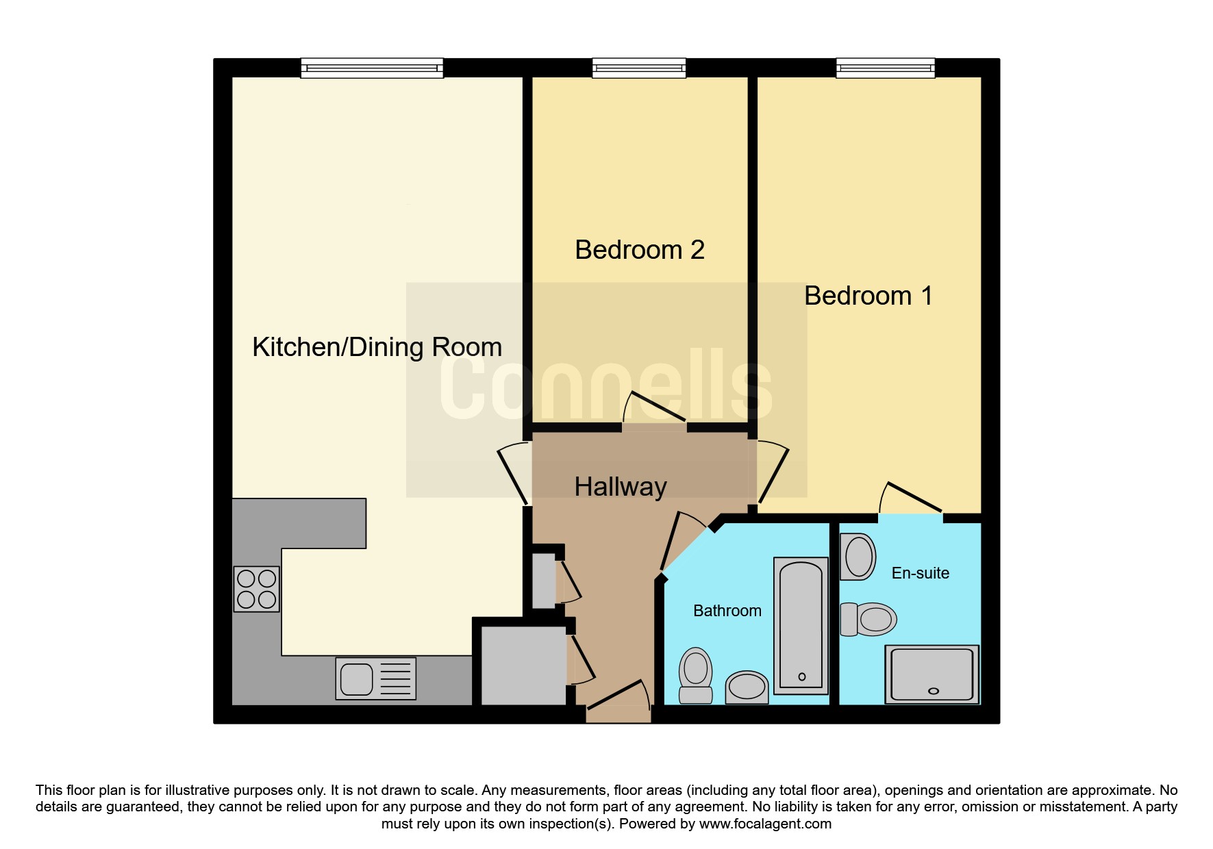 Flat 520, Alpha House, Broad Street, Northampton floorplan