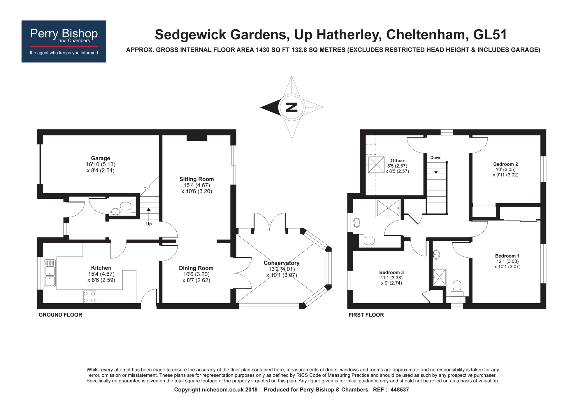 4 Bedrooms Detached house for sale in Sedgewick Gardens, Up Hatherley, Cheltenham GL51