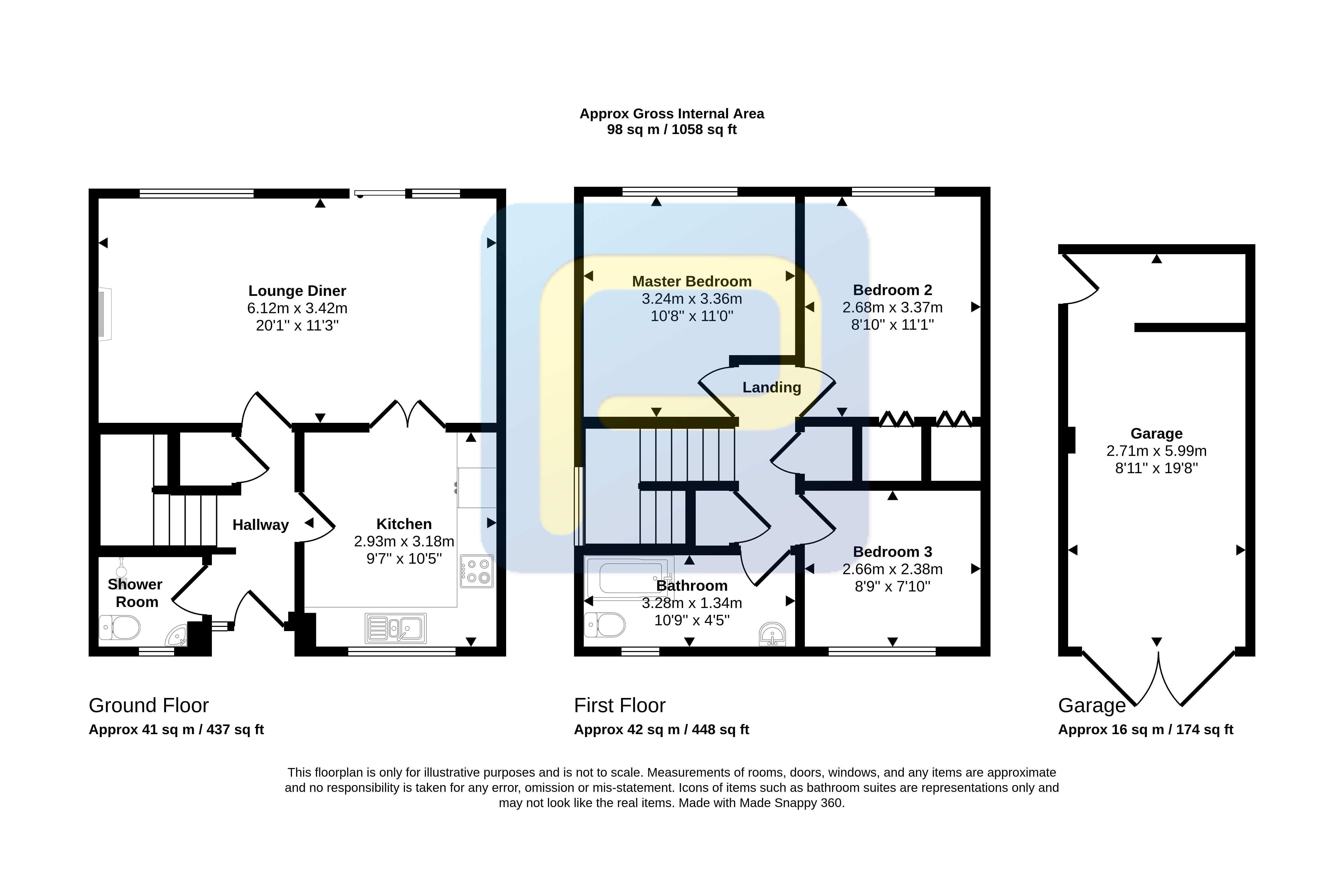 1, Megstone Close, Seahouses floorplan