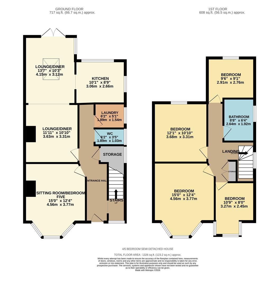 38, Rugby Road, Worthing floorplan