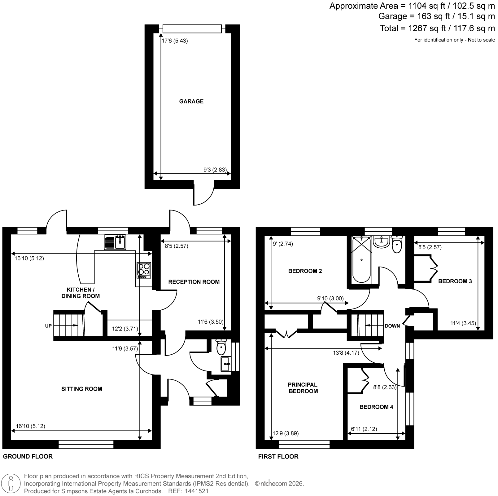 5, Holme Chase, Weybridge floorplan