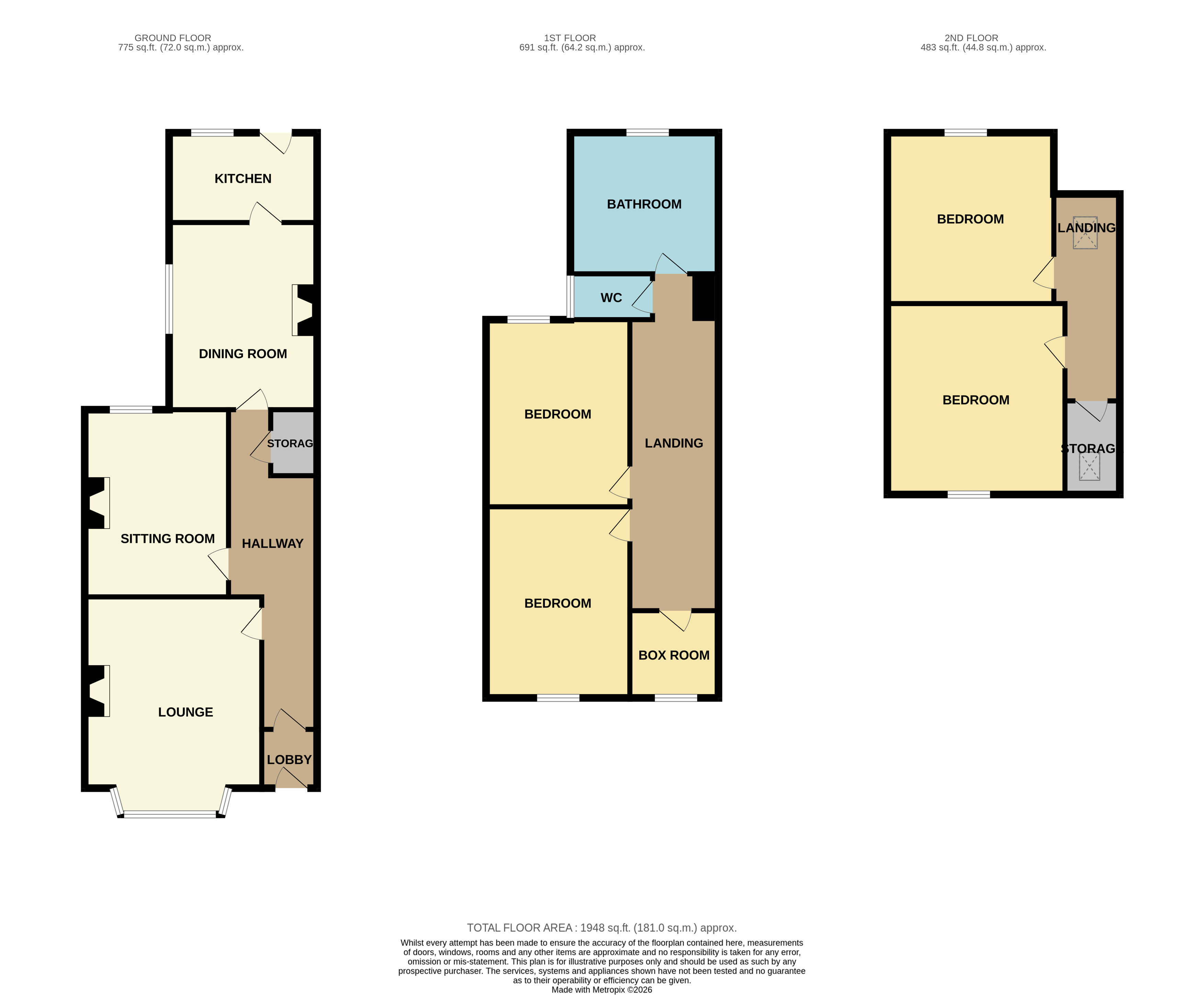 25, Westbourne Park, Scarborough floorplan