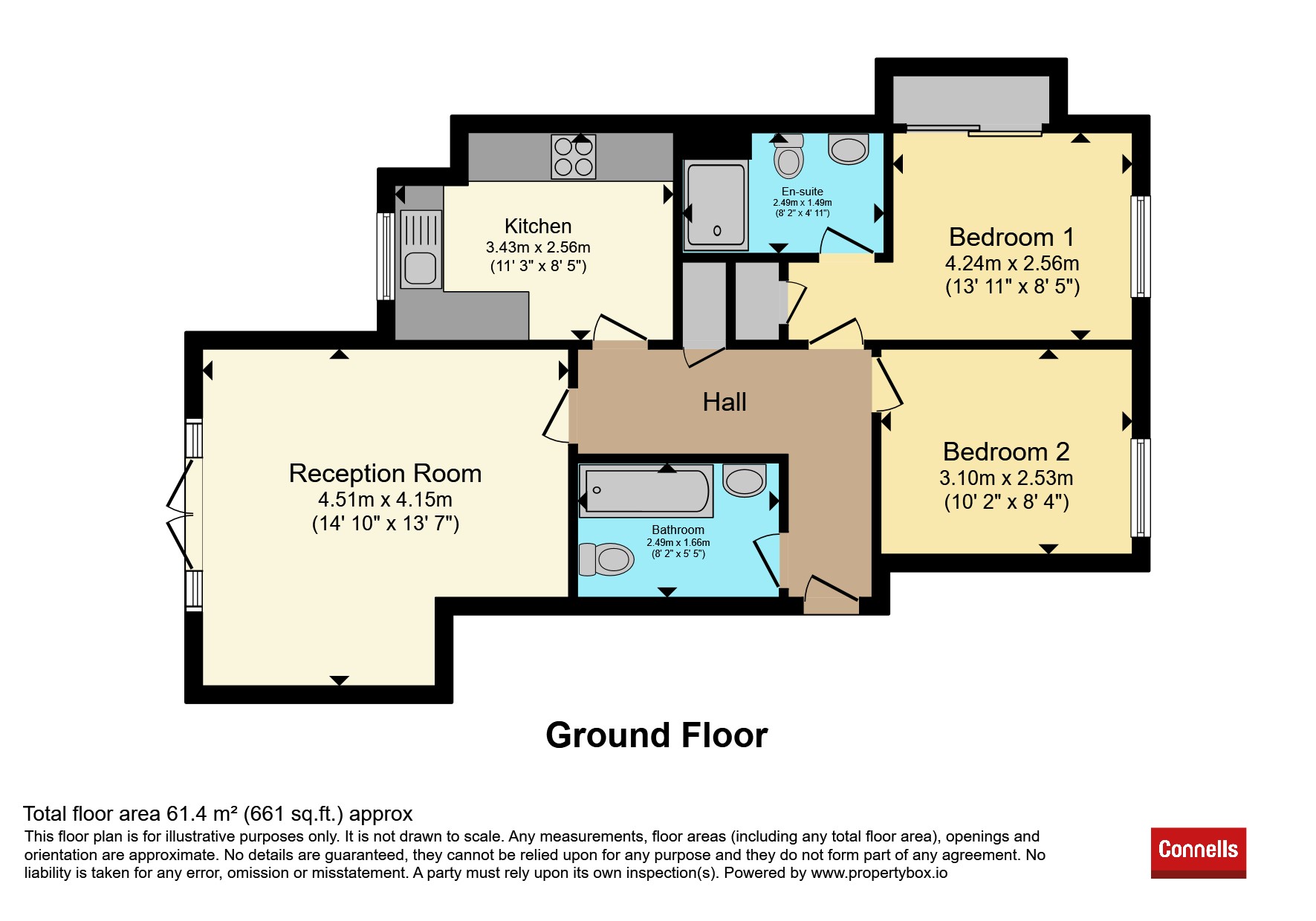 9, Liberty Apartments, 23, Devon Road, Watford floorplan