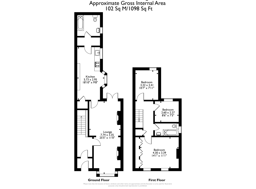 55, Watt Road, Birmingham floorplan