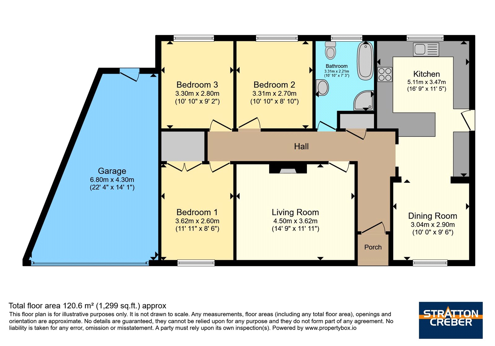 37, Wellington Place, Cornwall floorplan