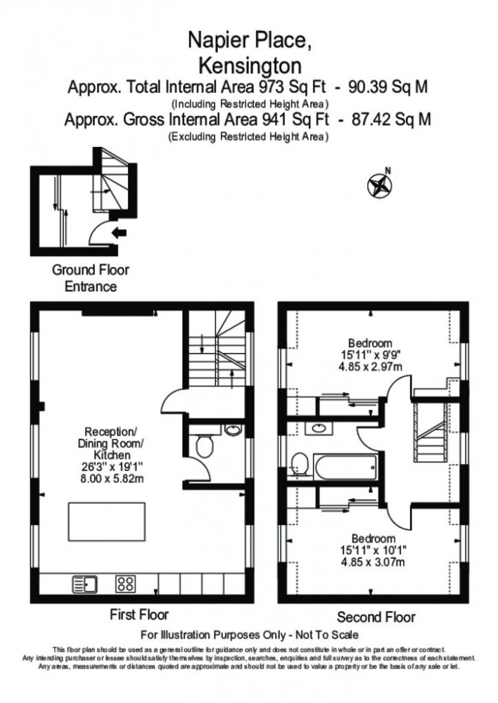 2 Bedrooms  to rent in Napier Place, Kensington W14