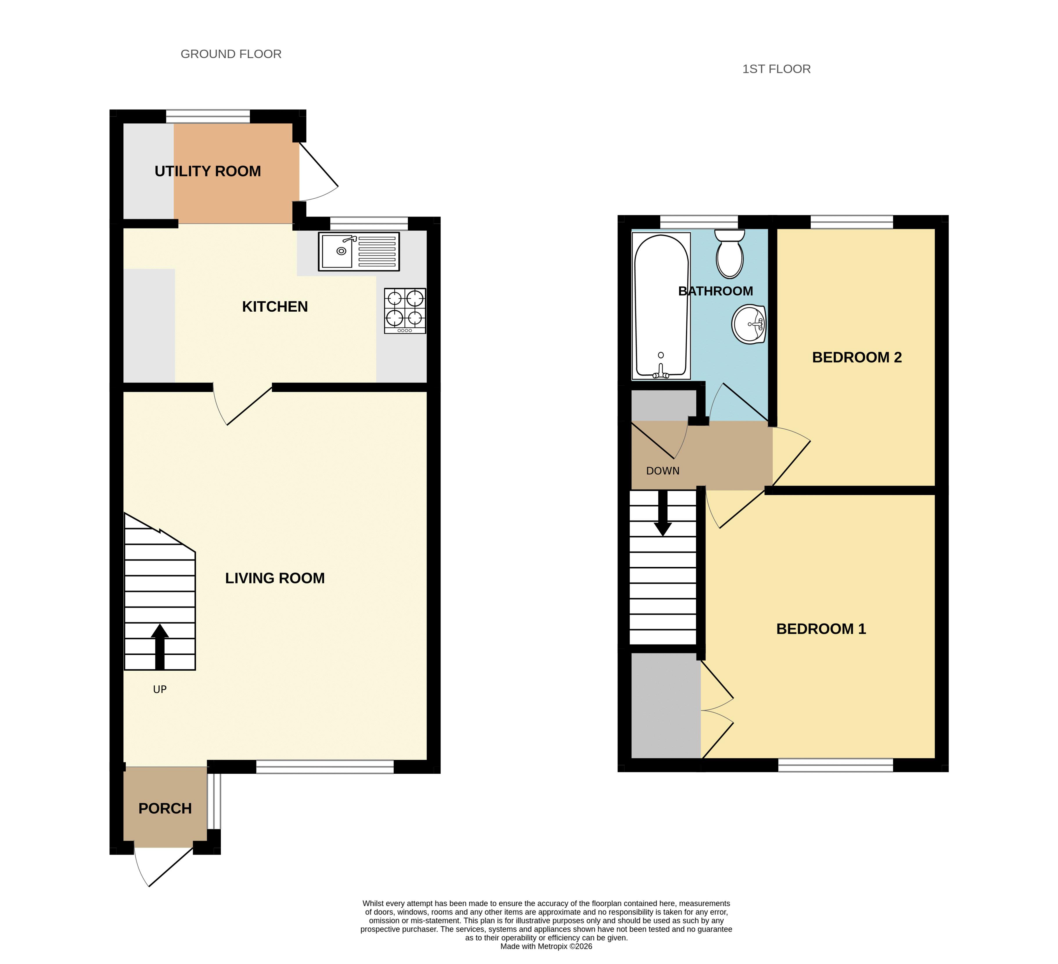 34, Brookland Road, Langport floorplan