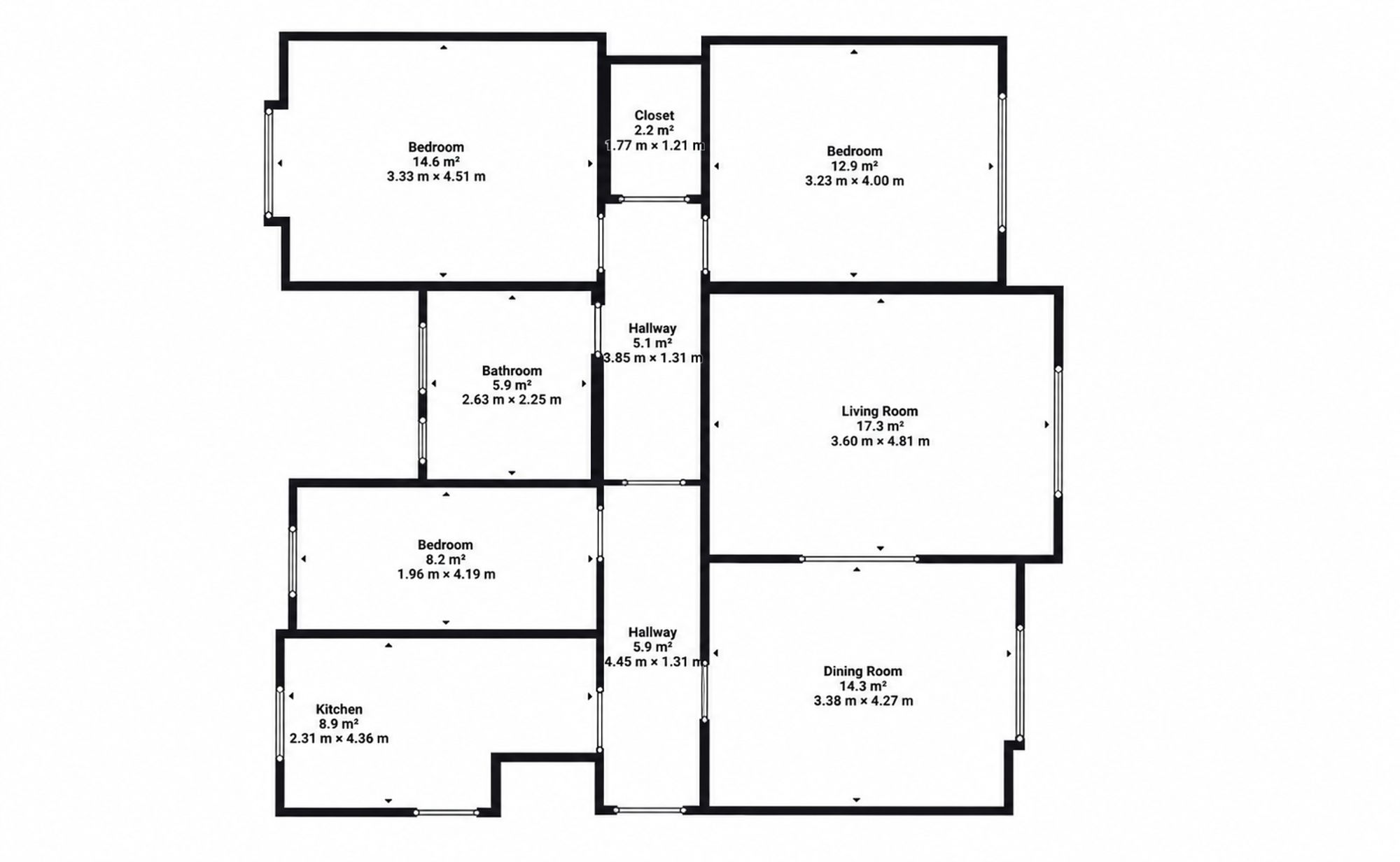 28 Stoneygate Court, Leicester floorplan