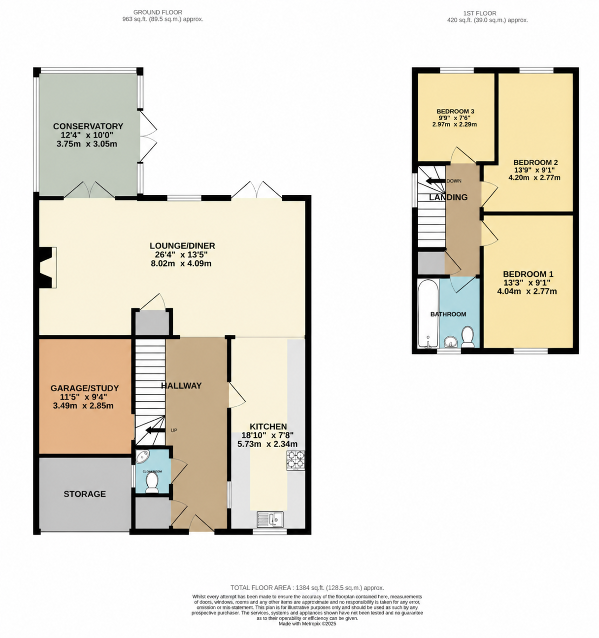 28, Kimberwell Close, Toddington floorplan