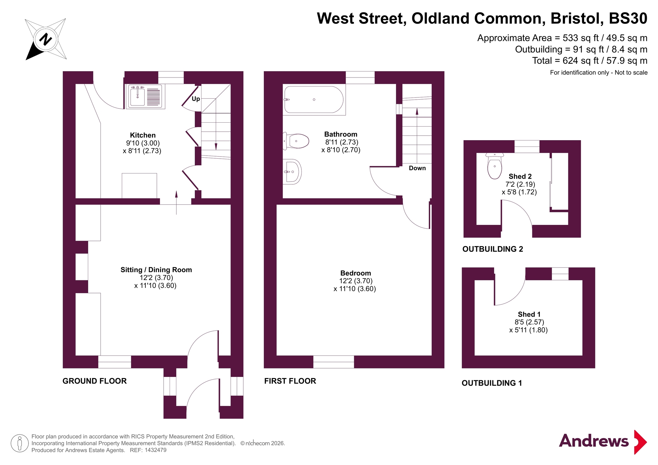 104, West Street, Bristol floorplan