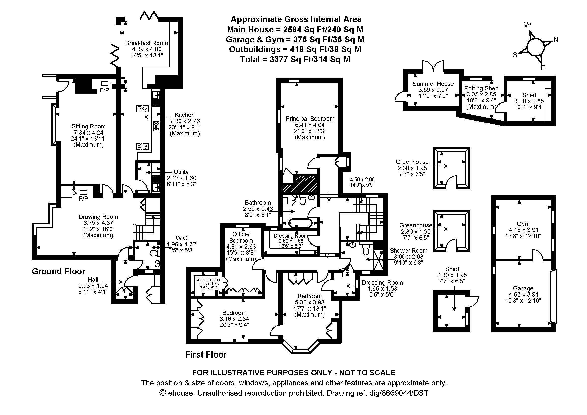 Jason House, The Green, Sudbury floorplan